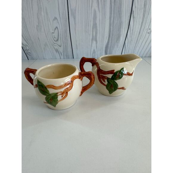 Franciscan Apple Cream And Sugar Bowl NO Lid - Picture 2 of 6